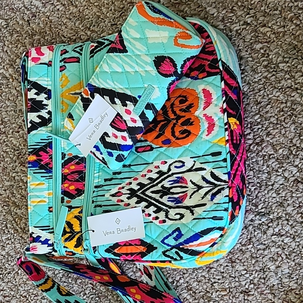Brand new Vera Bradley purse with matching wallet